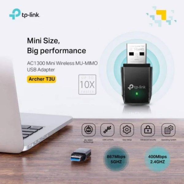 Adaptador Usb WiFi Tp-Link Ac1300 - Imagen 3