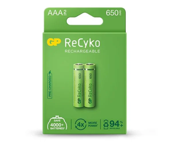 Pilas Recargables AAA GP ReCyko por 2