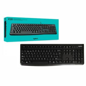 Teclado con Cable Usb Logitech  K120