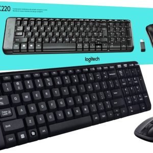 Kit Teclado y Mouse Inalambrico Logitech MK220