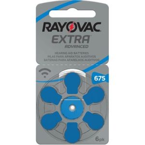 Pila Audifono Rayovac  675