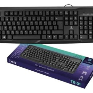 Teclado con Cable ExoFiz TE-01  USB