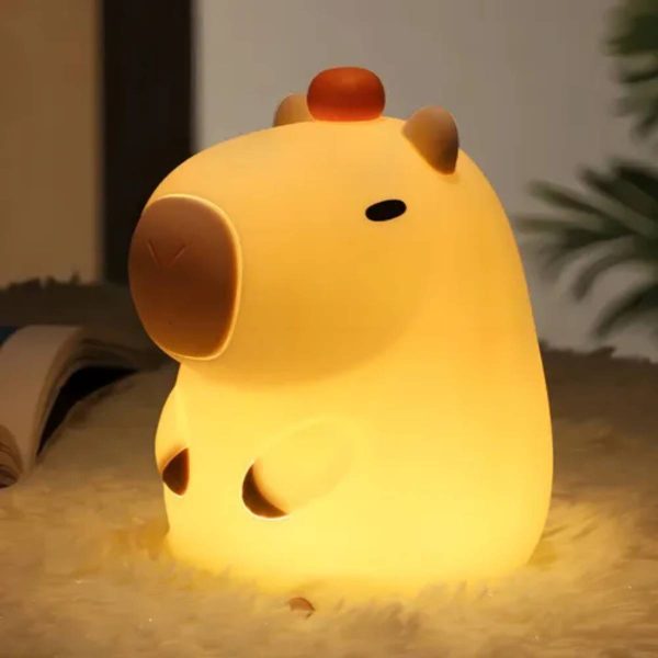 Lampara Veladora Silicona Capybara - Imagen 2
