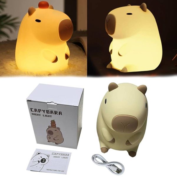 Lampara Veladora Silicona Capybara - Imagen 4