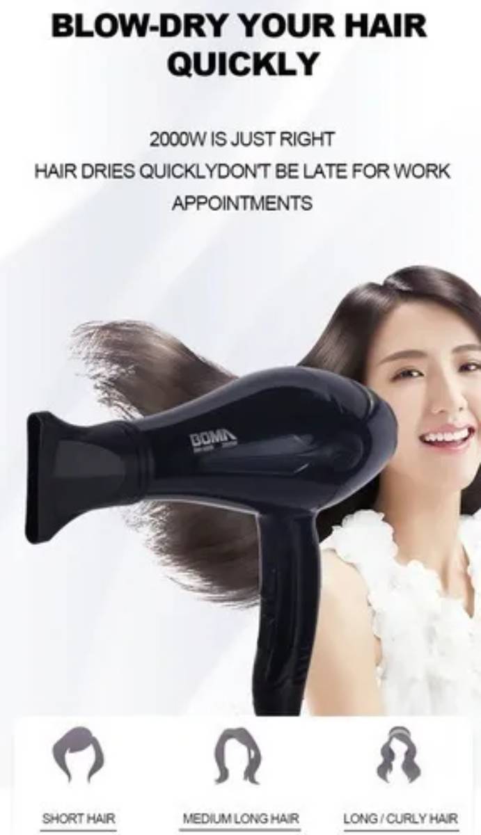 Secador de Cabello Boma BM8806 - Imagen 2