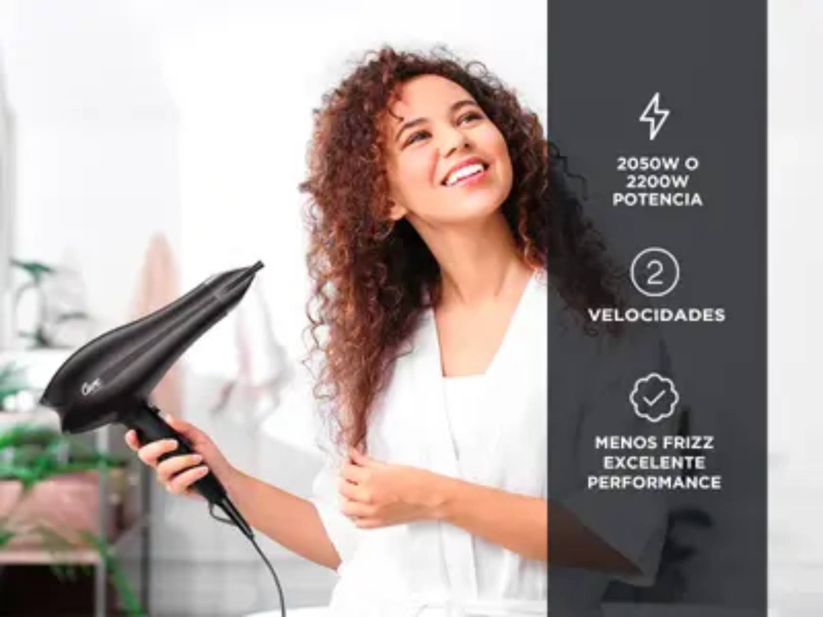 Secador de Pelo Punktal Pk2500 Ion - Imagen 2