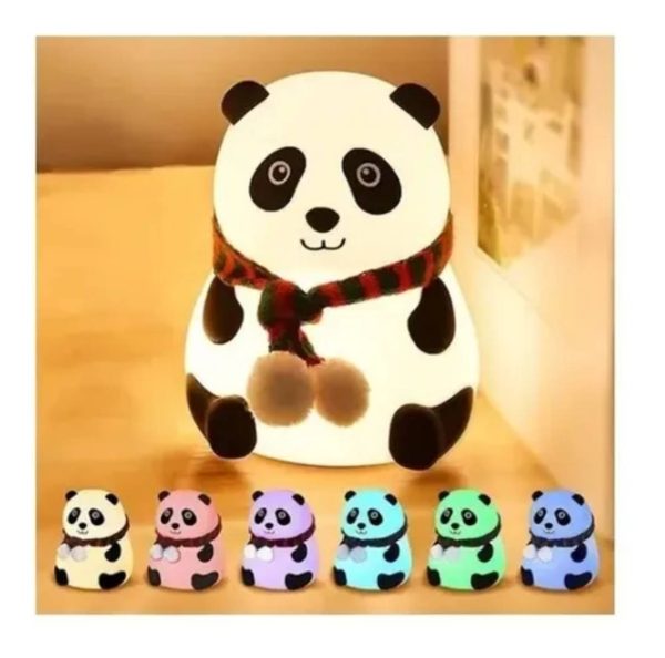 Lampara Veladora Silicona Panda - Imagen 2