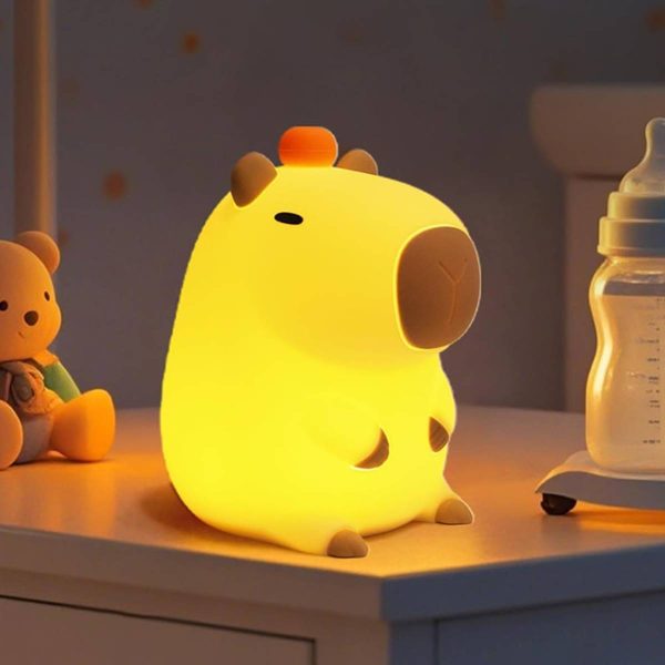 Lampara Veladora Silicona Capybara