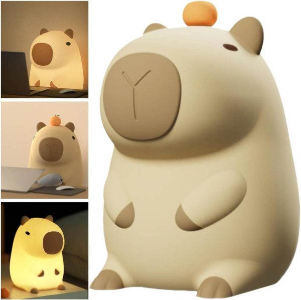 Lampara Veladora Silicona Capybara - Imagen 3