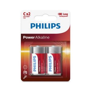 Pilas Alcalinas Tipo C 1.5V Philips