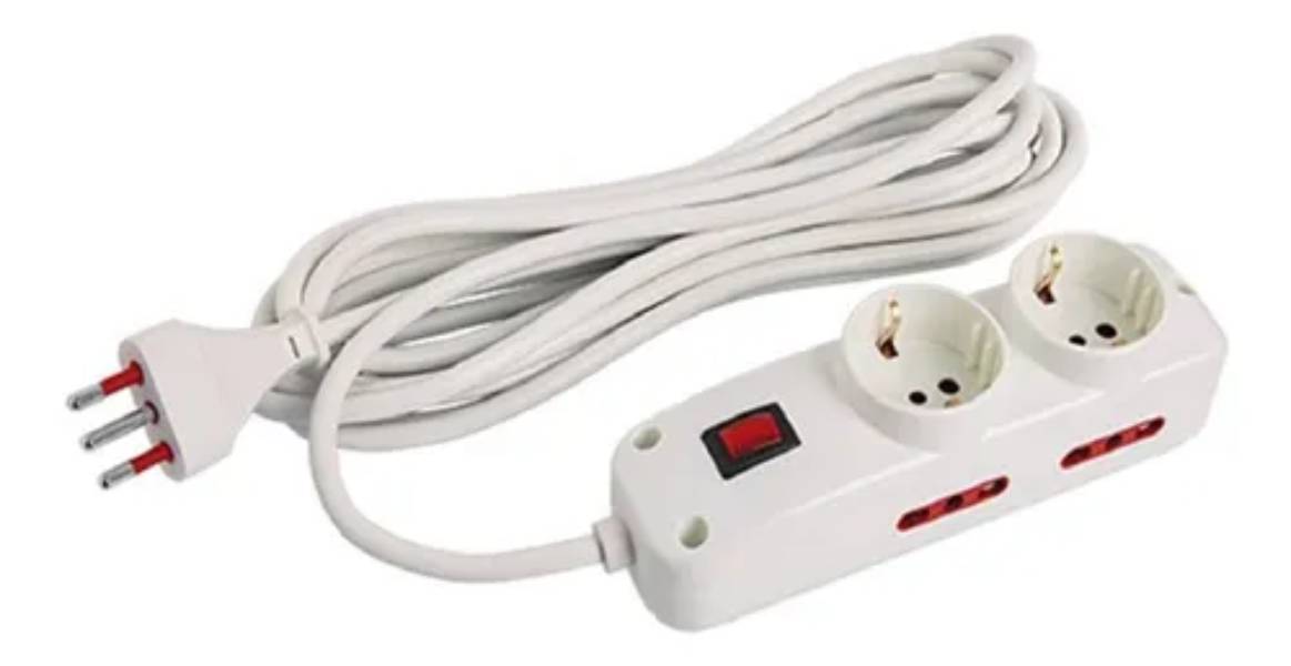 Alargue Zapatilla Conatel 5 Metros 2 Schuko 4 Tres En Línea