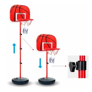 Set De Basketball Con Tablero, Aro, Red