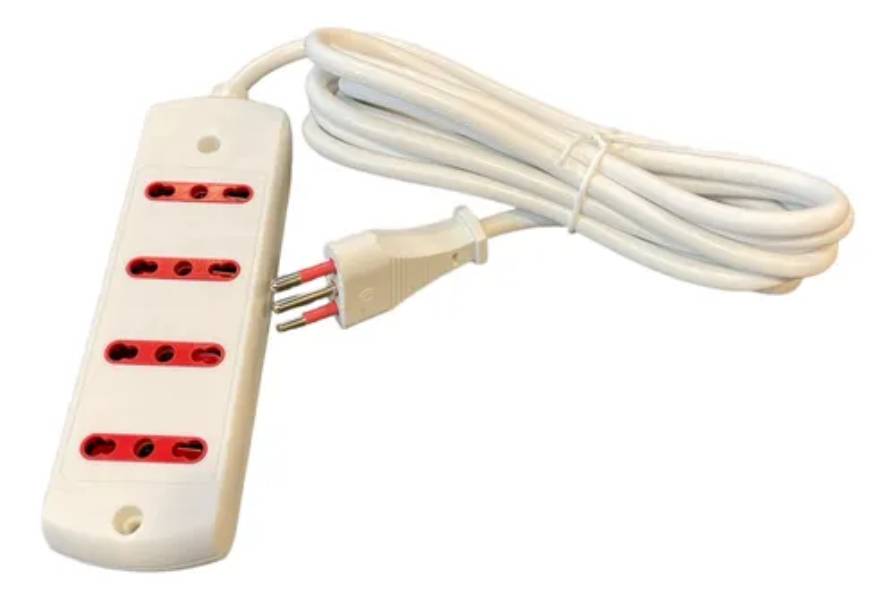 Alargue Conatel Zapatilla 4 Linea Modular 5 Metros