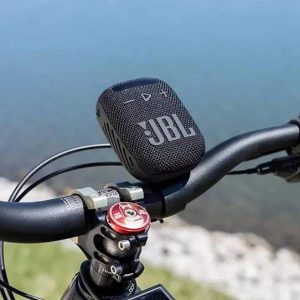 Parlante JBL Wind 3 IP67 5W Radio FM Micro SD Clip para Bici/Moto