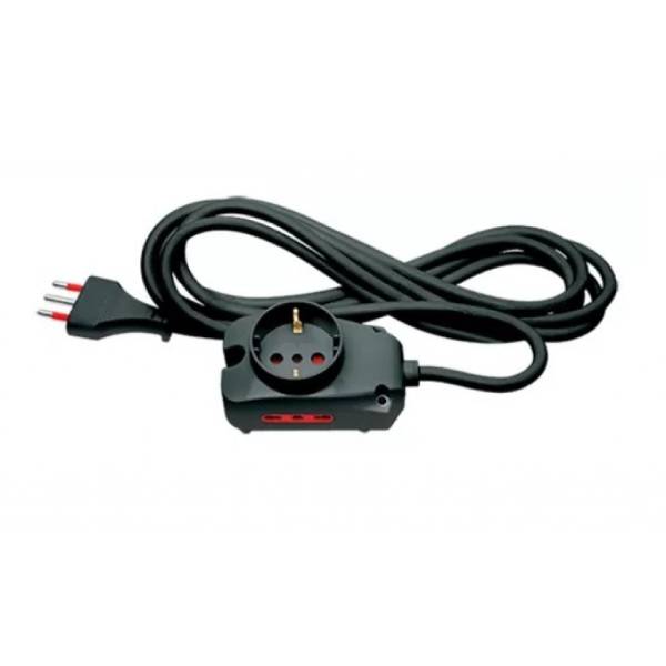 Alargue Zapatilla Conatel 2 Salidas 3 En Linea + 1 Schuko