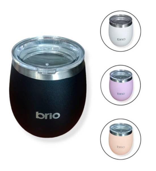 Mate Con Tapa De Acero Inox brio Redondo - Imagen 2