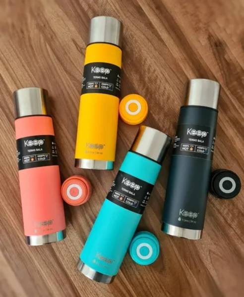 Termo Bala Keep con una capacidad de 1 litro