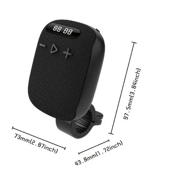 Parlante bluetooth c/display para bicicleta - Imagen 3