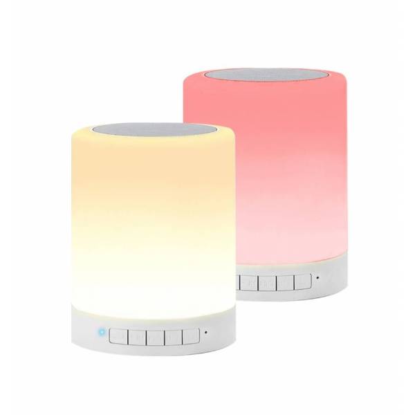Parlante bluetooth táctil con luces - Imagen 5