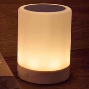 Parlante bluetooth táctil con luces