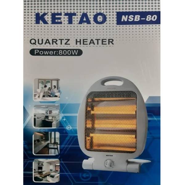 Estufa a Cuarzo Eléctrica 800w ketao - Imagen 2