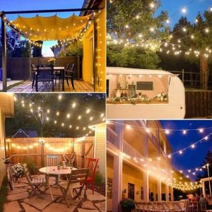Guirnalda de Luces Vintage Exterior Waterproof 10 luces