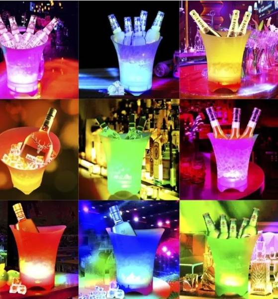 Hielera Con Parlante Bluetooth Y Luces Rgb 7 Litros Fiestas