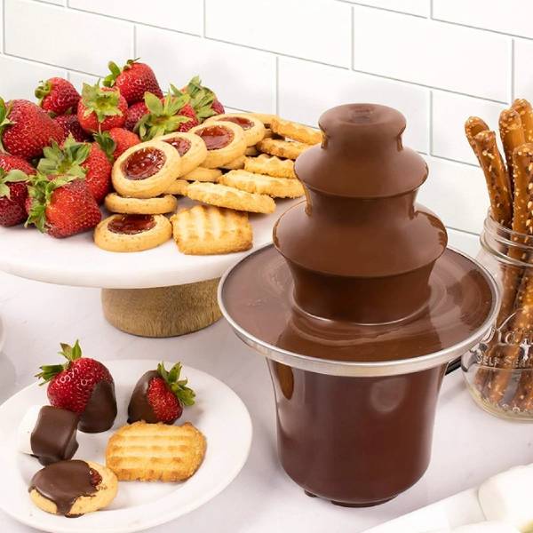 Fuente de 3 Pisos para Fondue de Chocolate - Imagen 2