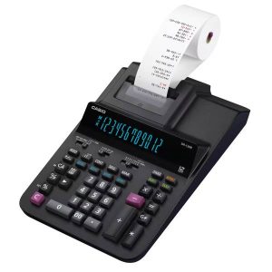 Calculadora Impresión Casio DR-120R II Negro