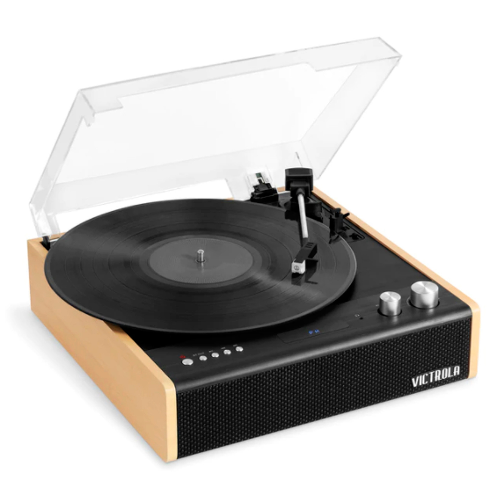 Tocadiscos Victrola Bluetooth Dual Parlantes Estéreo - Imagen 2